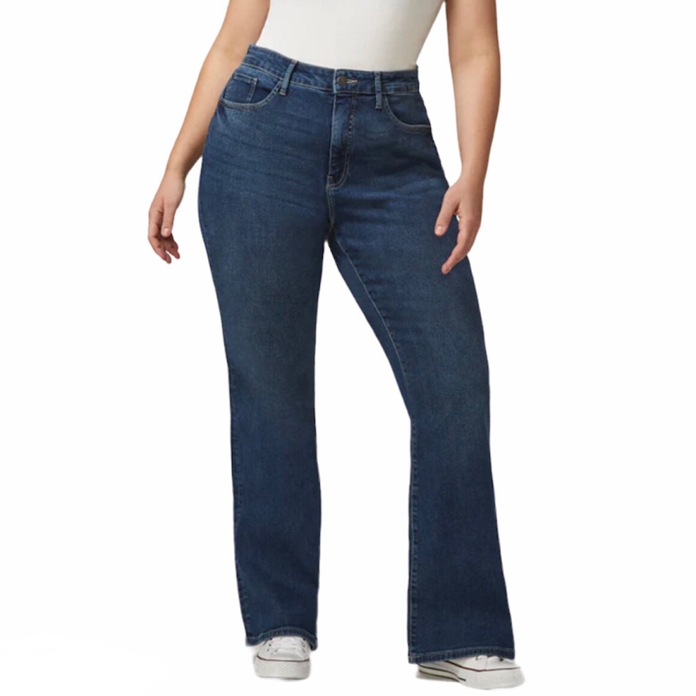 Warp + Weft Mia High Rise Miami Flare In Summertime Wash